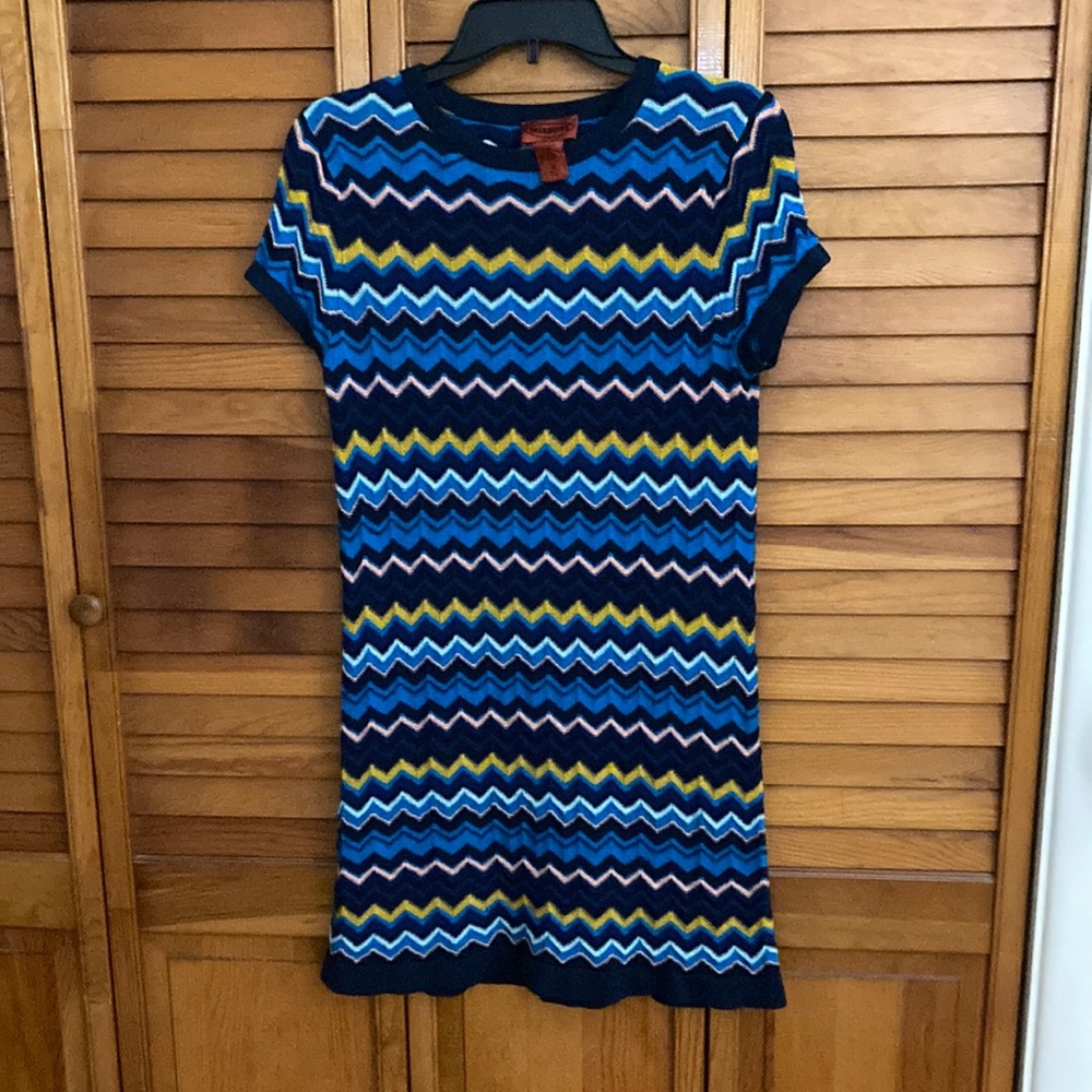 Missoni by Target patterned short sleeve dress, great condition